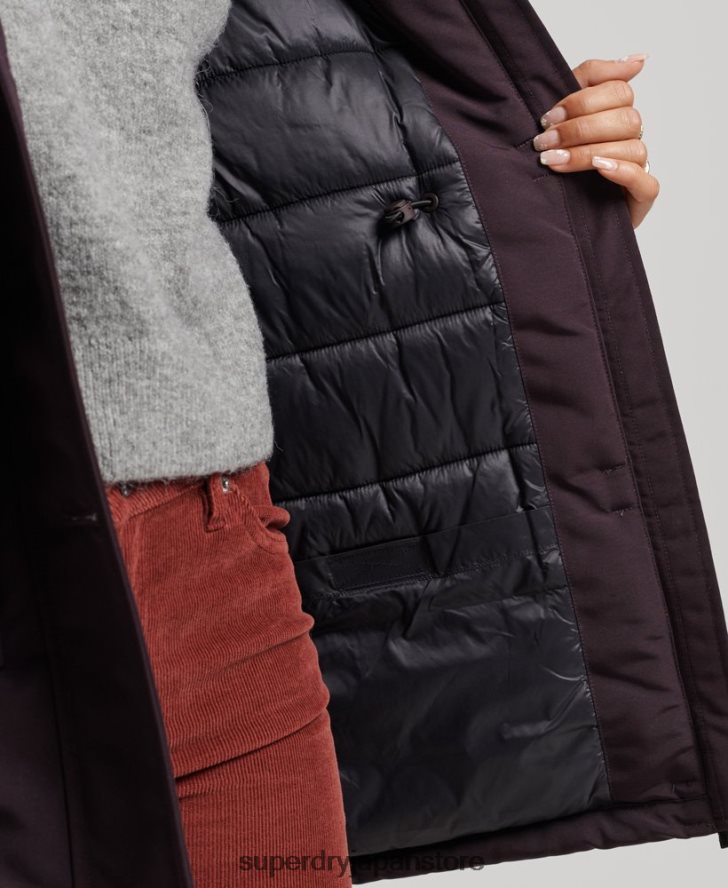 エベレストパーカーコート 女性 Superdry 衣類 紫 2J62PZ3786