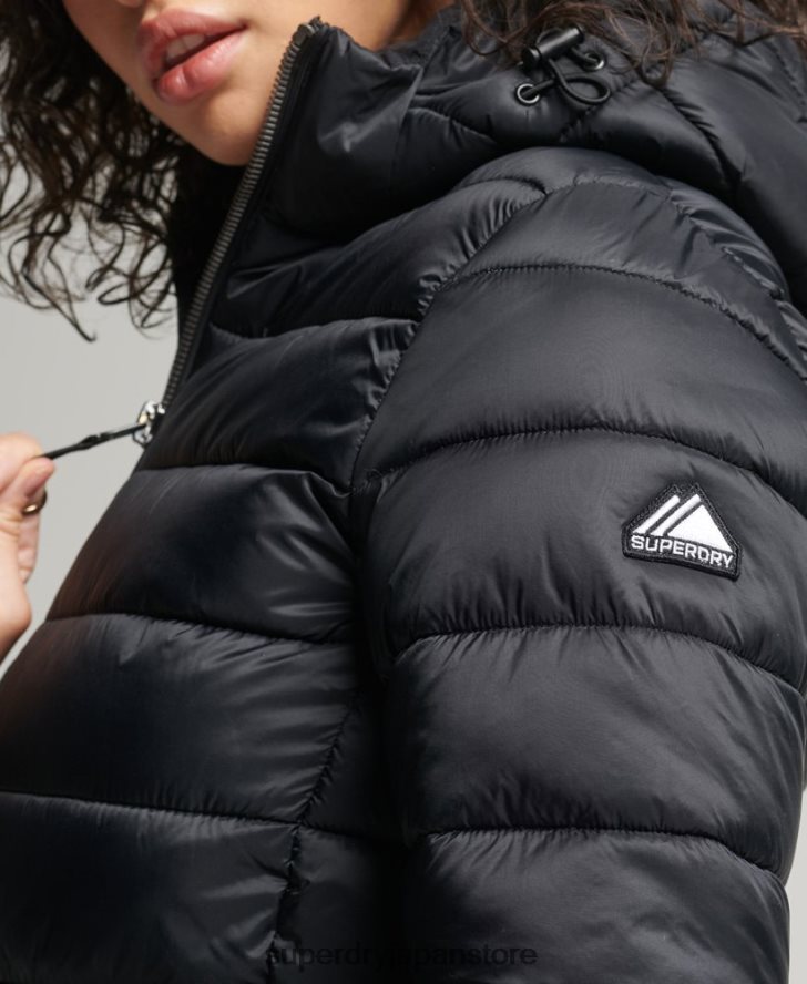 クラシックフジパファージャケット 女性 Superdry 衣類 黒 2J62PZ3794