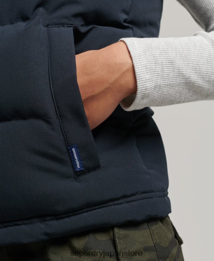 エベレスト フード付きパファージレ 女性 Superdry 衣類 海軍 2J62PZ3805