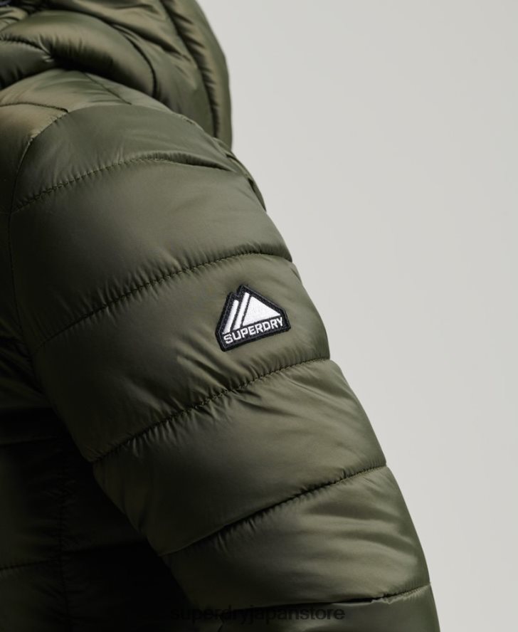 クラシックフジパファージャケット 女性 Superdry 衣類 カーキ 2J62PZ3807