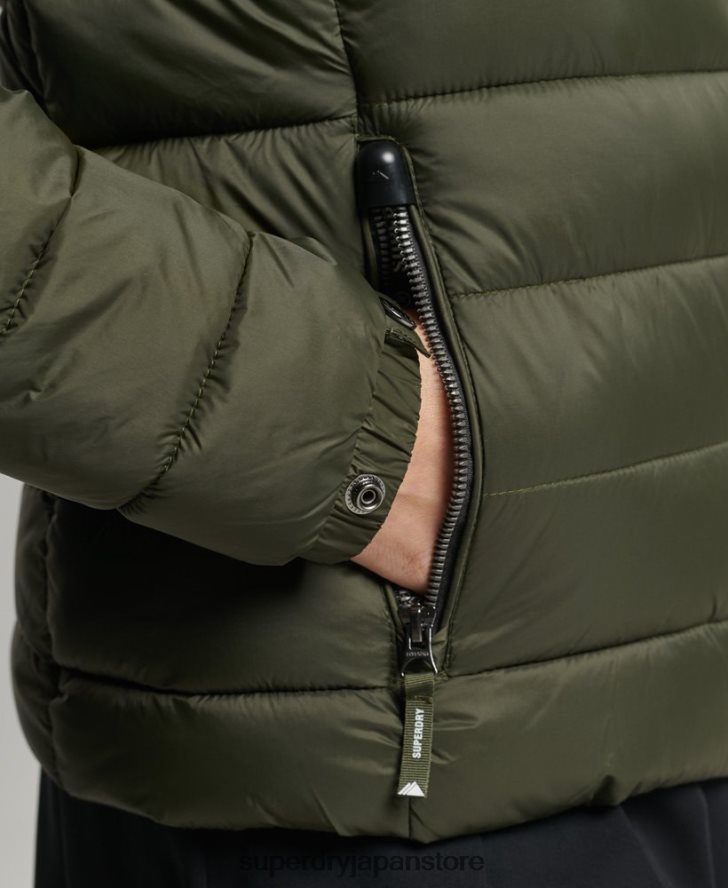 クラシックフジパファージャケット 女性 Superdry 衣類 カーキ 2J62PZ3807
