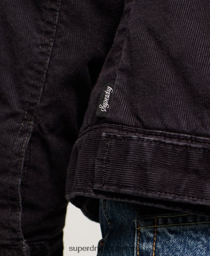 シェルパコードトラッカージャケット 女性 Superdry 衣類 黒 2J62PZ3817