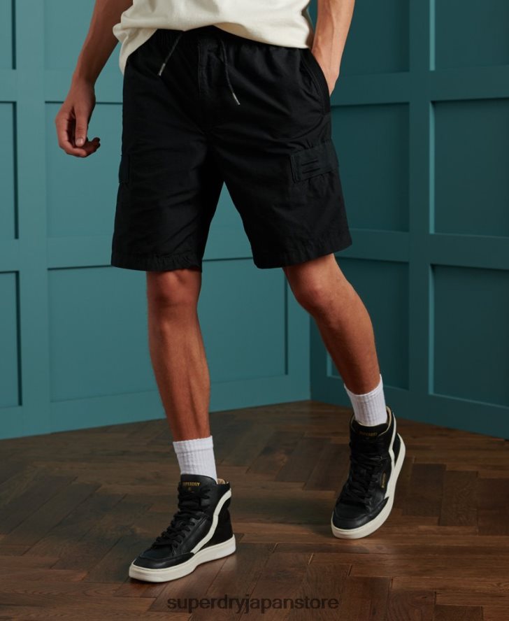 ユーティリティカーゴショーツ 男性 Superdry 衣類 黒 2J62PZ382