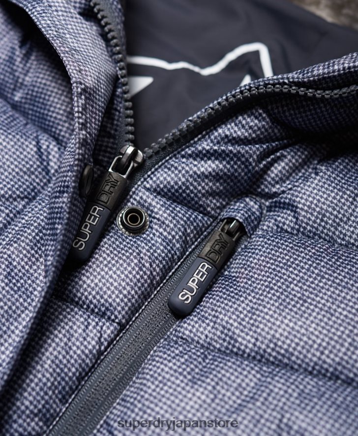 シェブロンフェイクファースーパーフジジャケット 女性 Superdry 衣類 ライトグレー 2J62PZ3829
