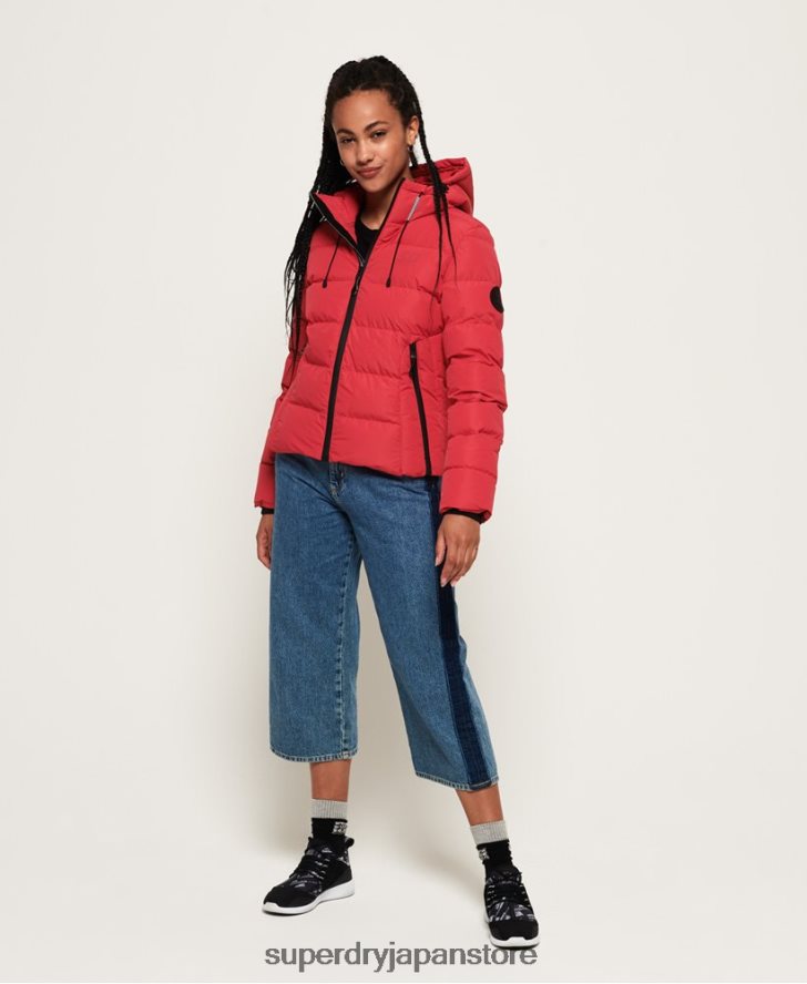 スピリットフグアイコンジャケット 女性 Superdry 衣類 赤 2J62PZ3831