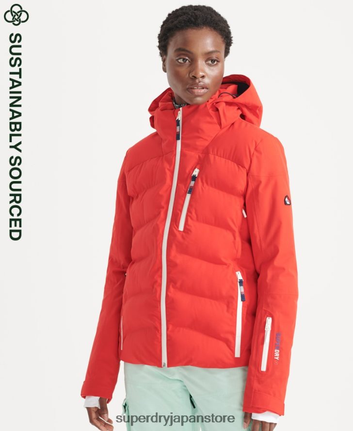 モーションプロパファージャケット 女性 Superdry 衣類 赤 2J62PZ3832