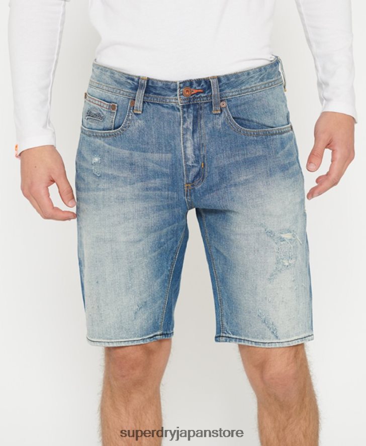 オフィサースリムショーツ 男性 Superdry 衣類 ジーンズ 2J62PZ384