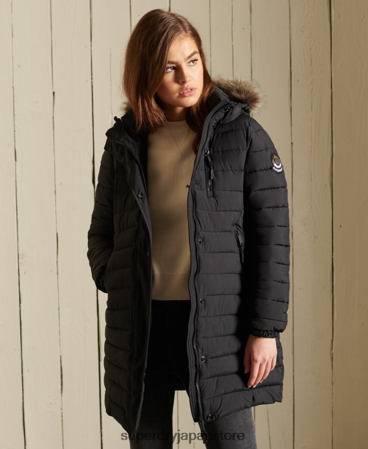 スーパーフジジャケット 女性 Superdry 衣類 黒 2J62PZ3847