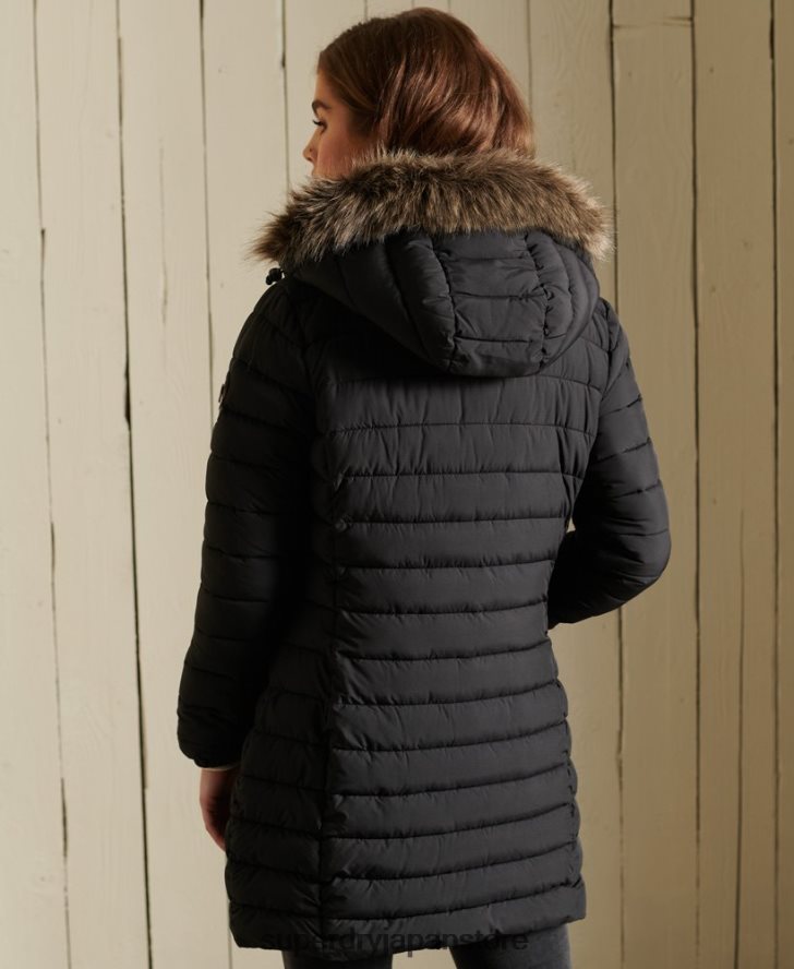 スーパーフジジャケット 女性 Superdry 衣類 黒 2J62PZ3847