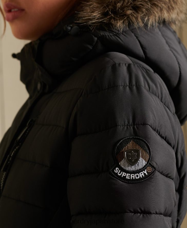 スーパーフジジャケット 女性 Superdry 衣類 黒 2J62PZ3847