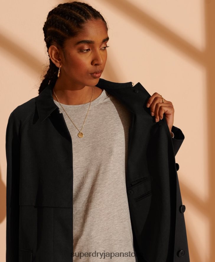 限定版クラシックマック 女性 Superdry 衣類 黒 2J62PZ3849