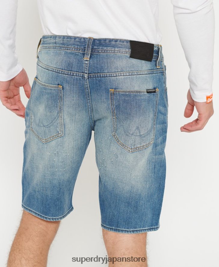 オフィサースリムショーツ 男性 Superdry 衣類 ジーンズ 2J62PZ384
