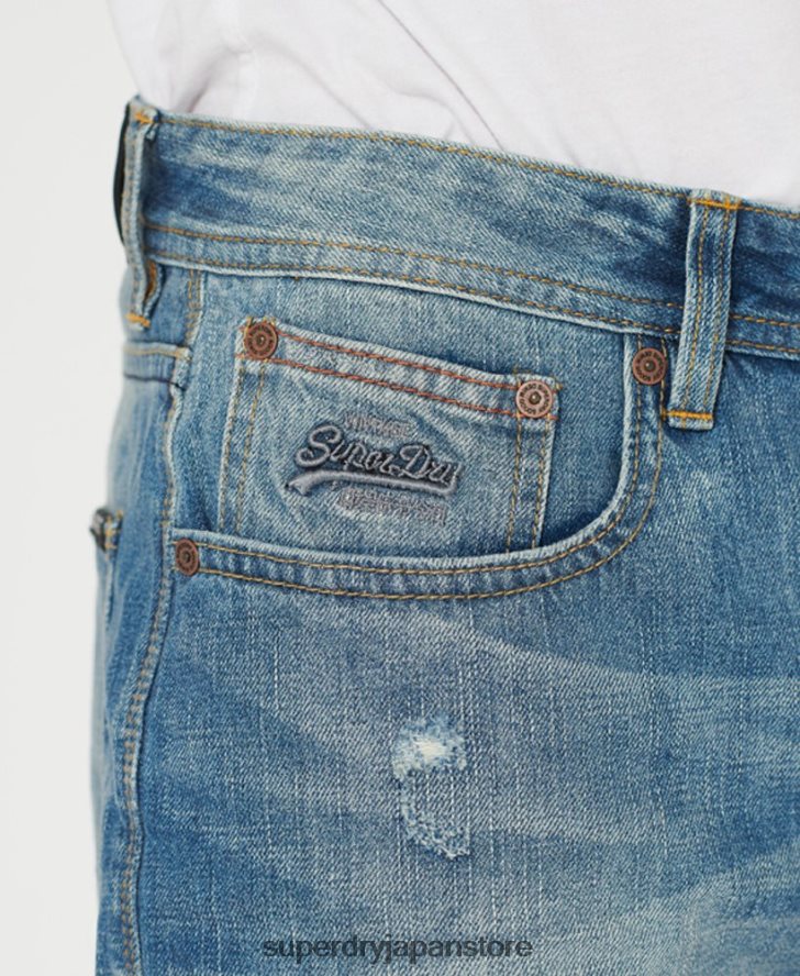 オフィサースリムショーツ 男性 Superdry 衣類 ジーンズ 2J62PZ384