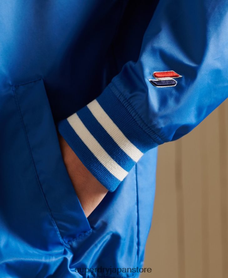 オーバーサイズ スタジャン 女性 Superdry 衣類 青 2J62PZ3852