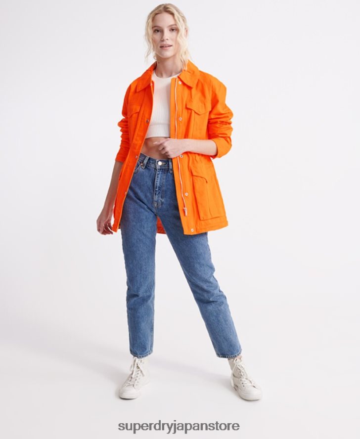 砂漠のルーキージャケット 女性 Superdry 衣類 オレンジ 2J62PZ3856