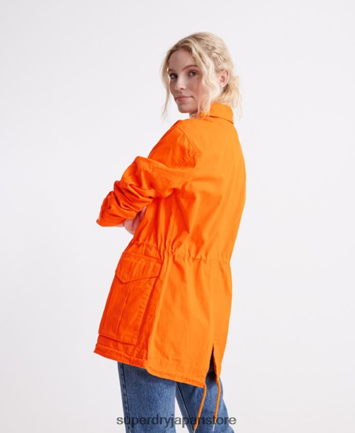砂漠のルーキージャケット 女性 Superdry 衣類 オレンジ 2J62PZ3856