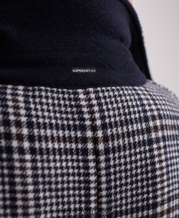 コーベンウールコート 女性 Superdry 衣類 黒 2J62PZ3858