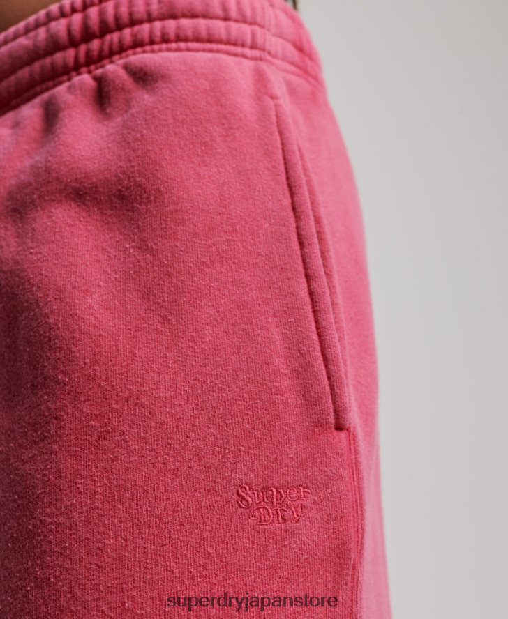 ストレートジョガーパンツを洗う 女性 Superdry 衣類 ピンク 2J62PZ3894