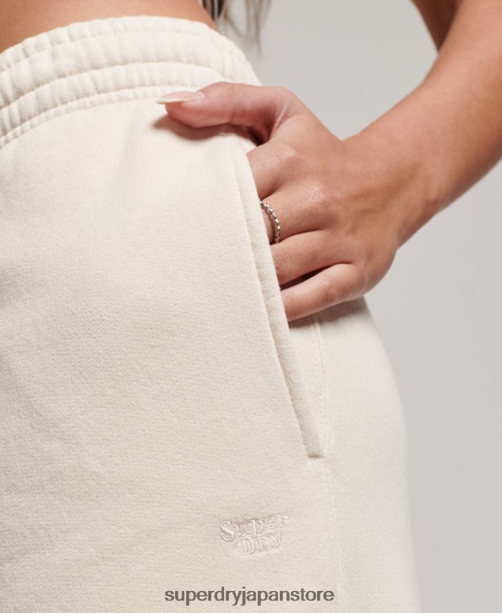ストレートジョガーパンツを洗う 女性 Superdry 衣類 クリーム 2J62PZ3900