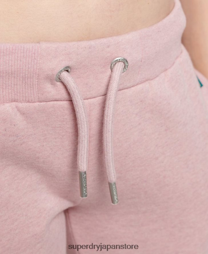 ヴィンテージロゴ刺繍ジョガーパンツ 女性 Superdry 衣類 ピンク 2J62PZ3911