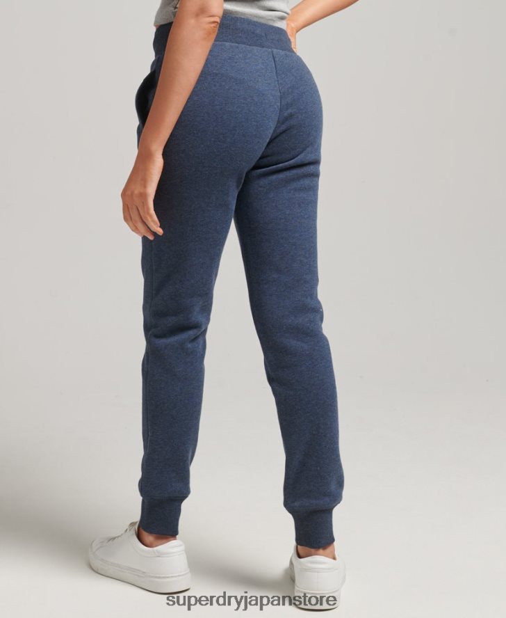 オーガニックコットン エッセンシャルロゴ ジョガー 女性 Superdry 衣類 海軍 2J62PZ3912