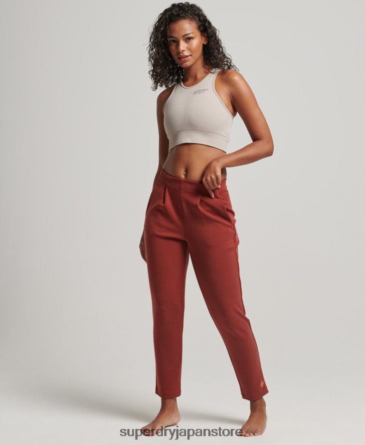 フレックステーラードジョガーパンツ 女性 Superdry 衣類 茶色 2J62PZ3914
