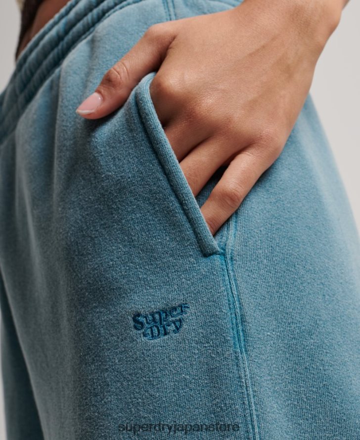ストレートジョガーパンツを洗う 女性 Superdry 衣類 ターコイズ 2J62PZ3935