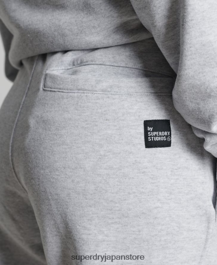 リサイクルマイクロサイドジョガー 女性 Superdry 衣類 ライトグレー 2J62PZ3936