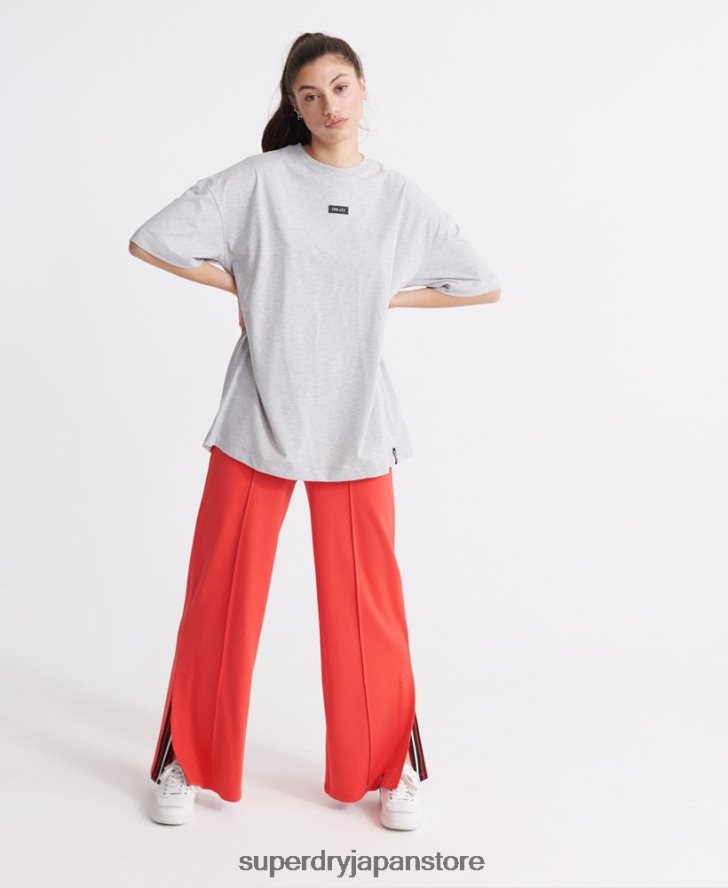 編集ワイドレッグジョガー 女性 Superdry 衣類 赤 2J62PZ3939