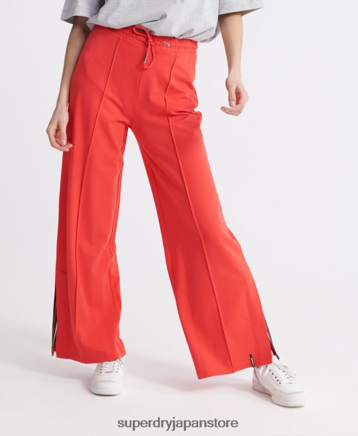 編集ワイドレッグジョガー 女性 Superdry 衣類 赤 2J62PZ3939
