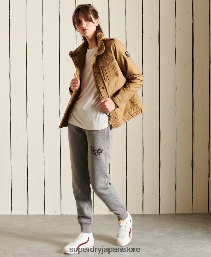 クラフトジョガーの誇り 女性 Superdry 衣類 濃い灰色 2J62PZ3942
