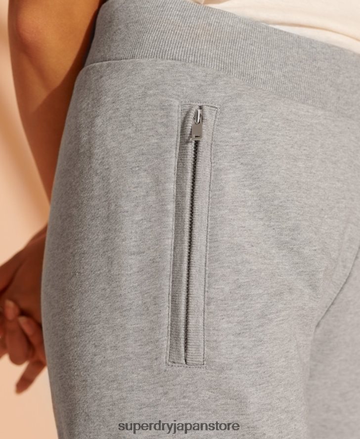 限定版オーガニックコットントラックパンツ 女性 Superdry 衣類 ライトグレー 2J62PZ3943