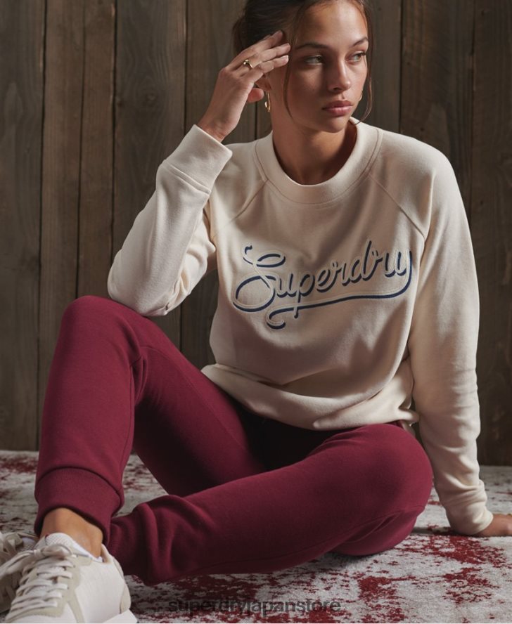 陸上競技用クラシックジョガーパンツ 女性 Superdry 衣類 赤 2J62PZ3945