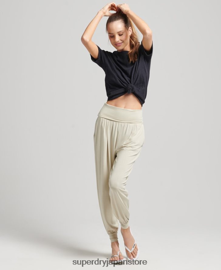 スタジオハーレムジョガー 女性 Superdry 衣類 ベージュ 2J62PZ3946