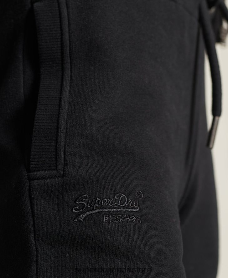 オレンジレーベルのクラシックジョガーパンツ 女性 Superdry 衣類 黒 2J62PZ3947