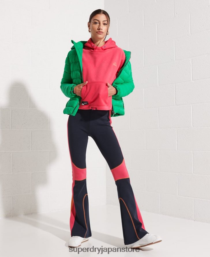 マウンテン エレベーテッド フレア ジョガー 女性 Superdry 衣類 海軍 2J62PZ3948