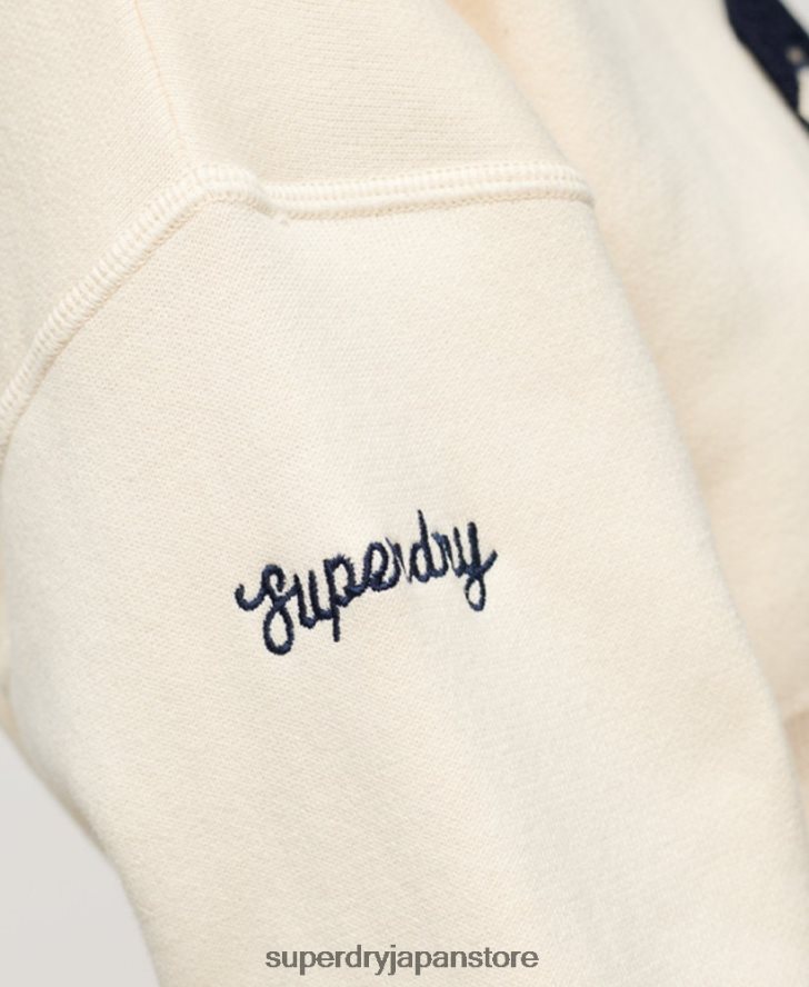 代表チーム クロップクルー ジャンパー 女性 Superdry 衣類 白 2J62PZ3954