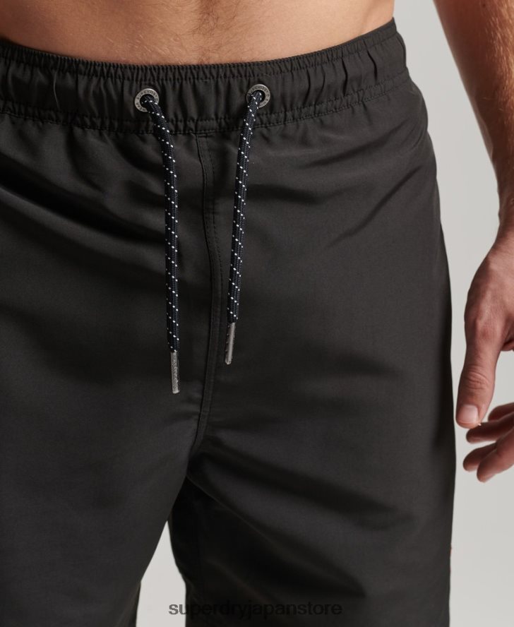ポロリサイクルスイムショーツ 男性 Superdry 衣類 濃い灰色 2J62PZ397