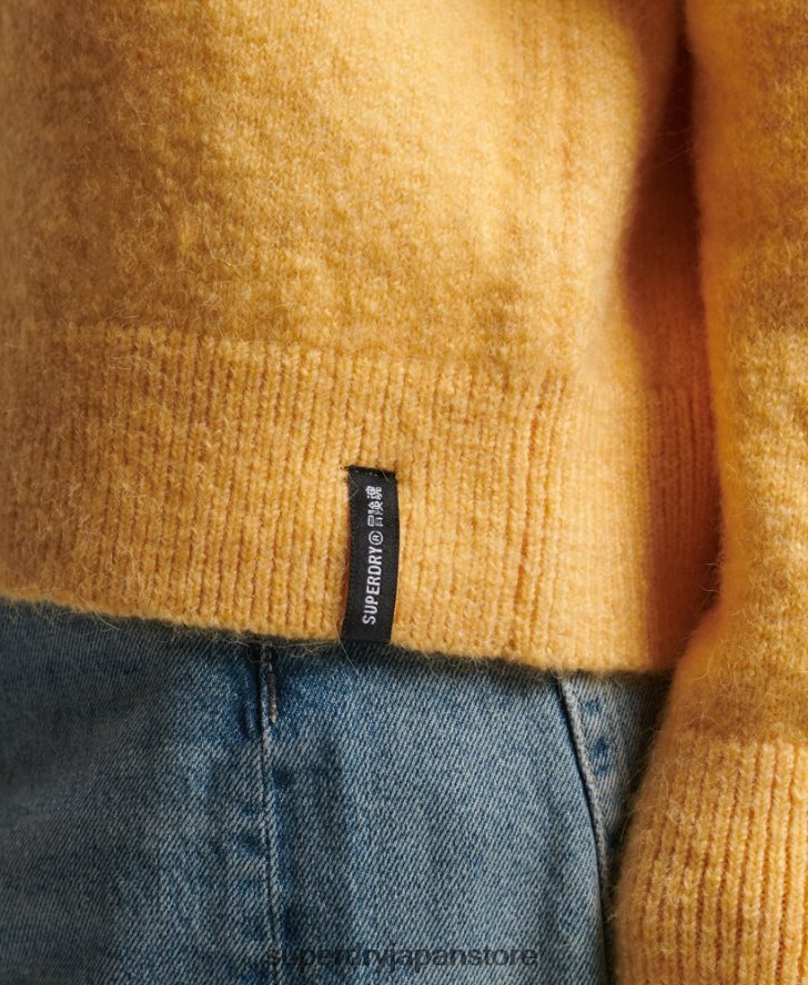 エッセンシャルスーパーソフトクルーネックセーター 女性 Superdry 衣類 黄色 2J62PZ3981