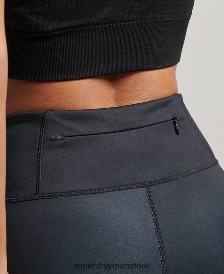 トレーニングに欠かせないレギンス 女性 Superdry 衣類 黒 2J62PZ4053