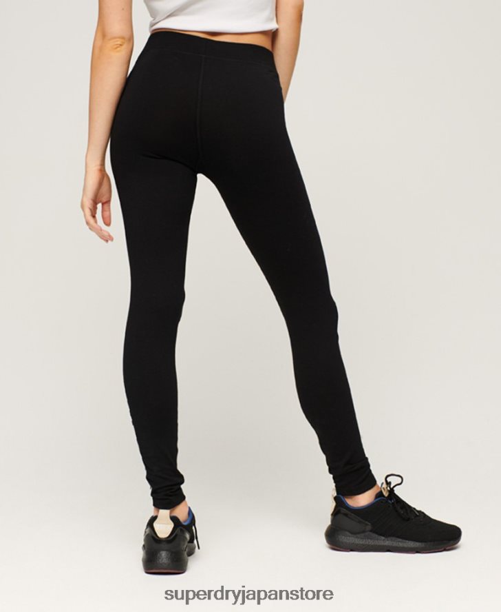 コアスポーツレギンス 女性 Superdry 衣類 黒 2J62PZ4054