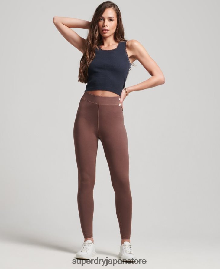 コアハイウエストレギンス 女性 Superdry 衣類 ほこりっぽい 2J62PZ4091