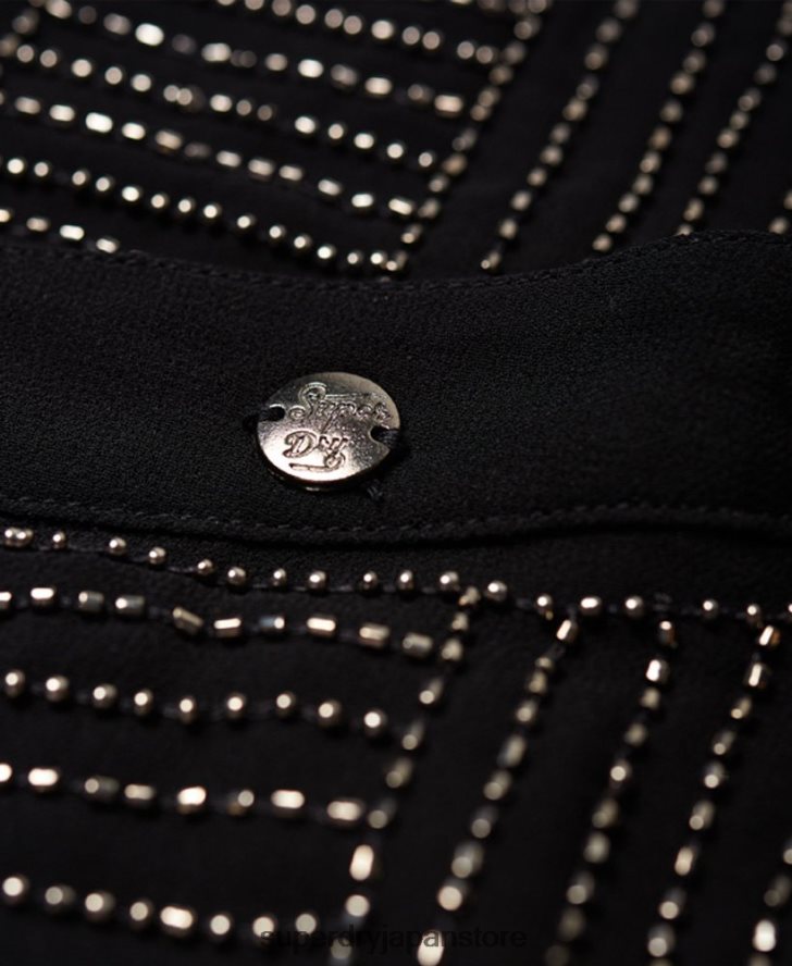 氷河のスカート 女性 Superdry 衣類 黒 2J62PZ4168