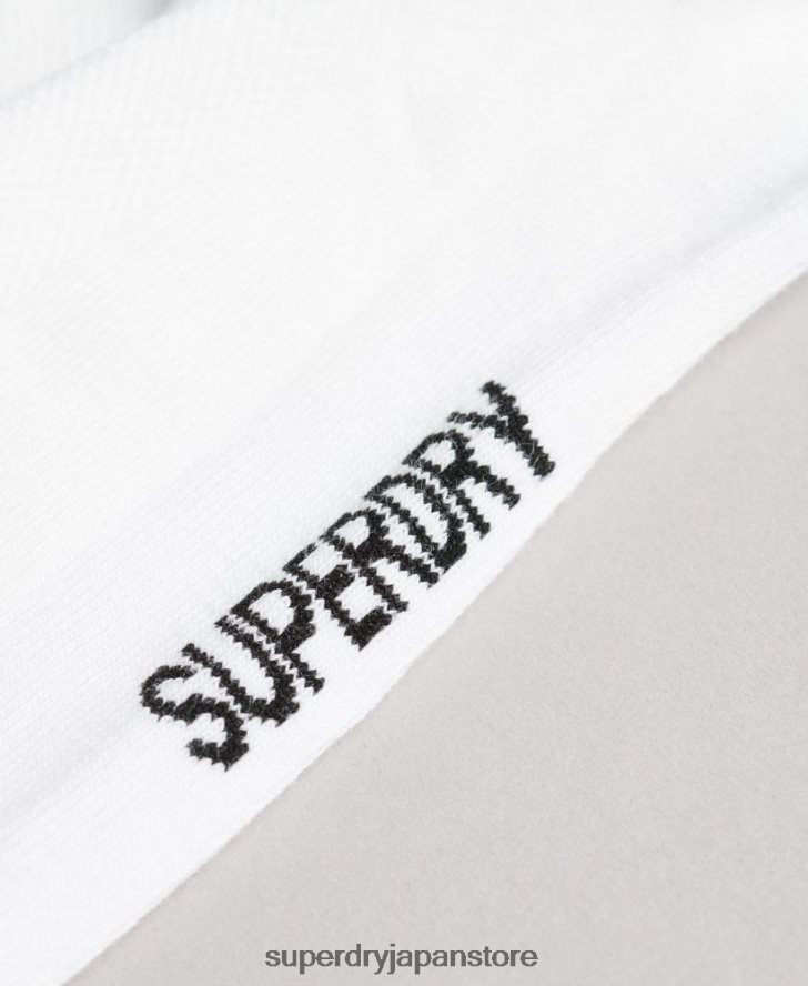クールマックスアンクルソックス 女性 Superdry アクセサリー 白 2J62PZ4183