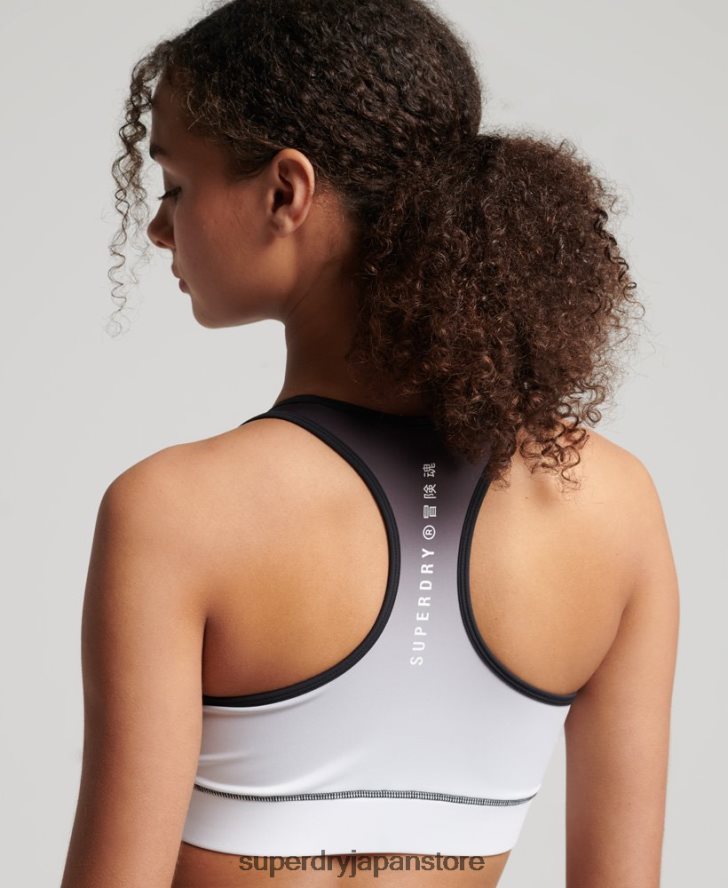 トレーニングに欠かせないブラジャー 女性 Superdry 衣類 黒 2J62PZ4185