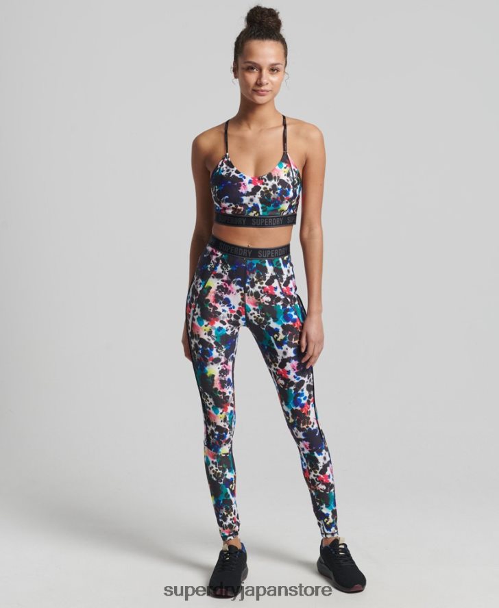 トレインミッドインパクト弾性ブラ 女性 Superdry 衣類 マルチ 2J62PZ4197
