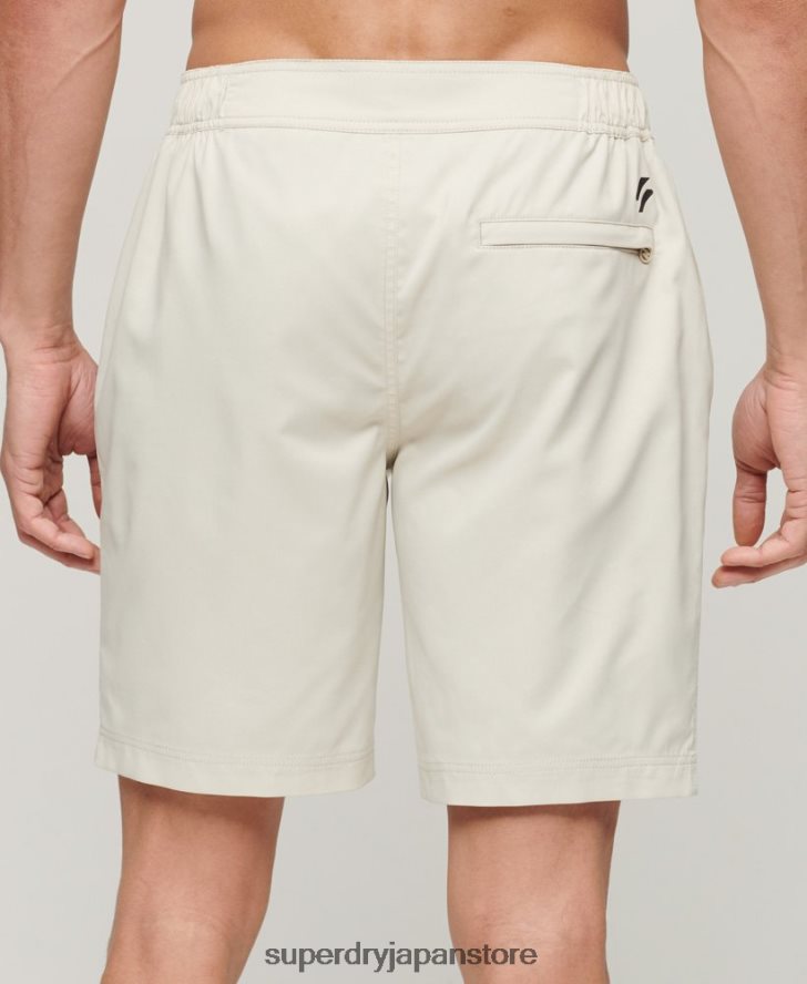 スポーツウェアリサイクルボードショーツ 男性 Superdry 衣類 ベージュ 2J62PZ41