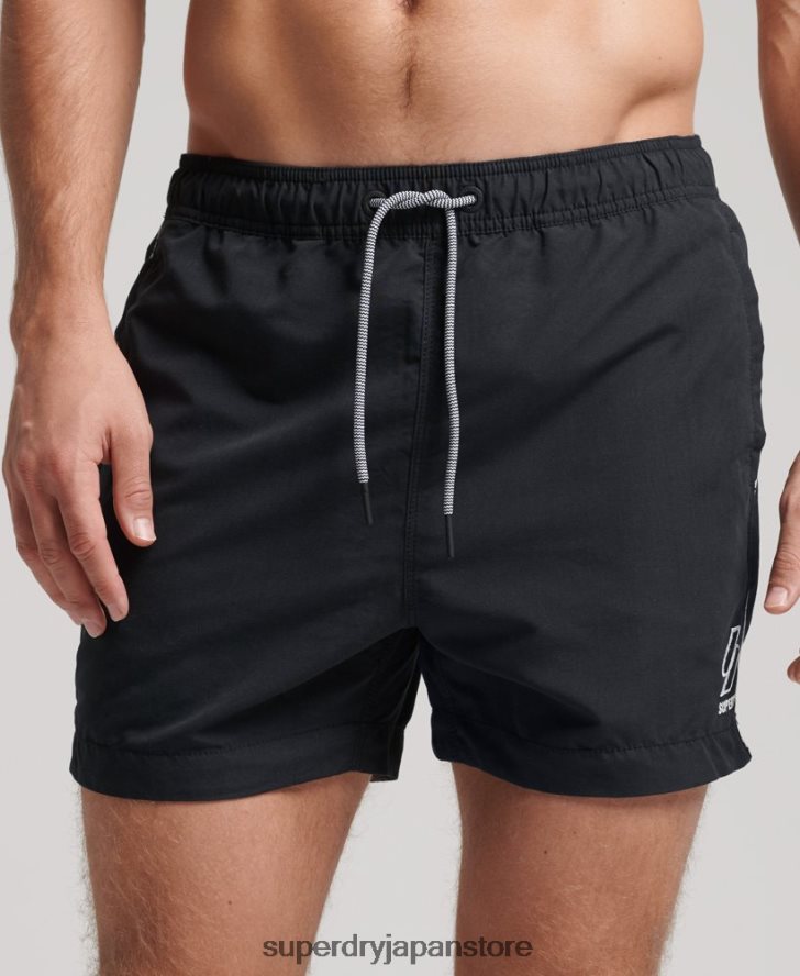 トライシリーズスイムショーツ 男性 Superdry 衣類 黒 2J62PZ420