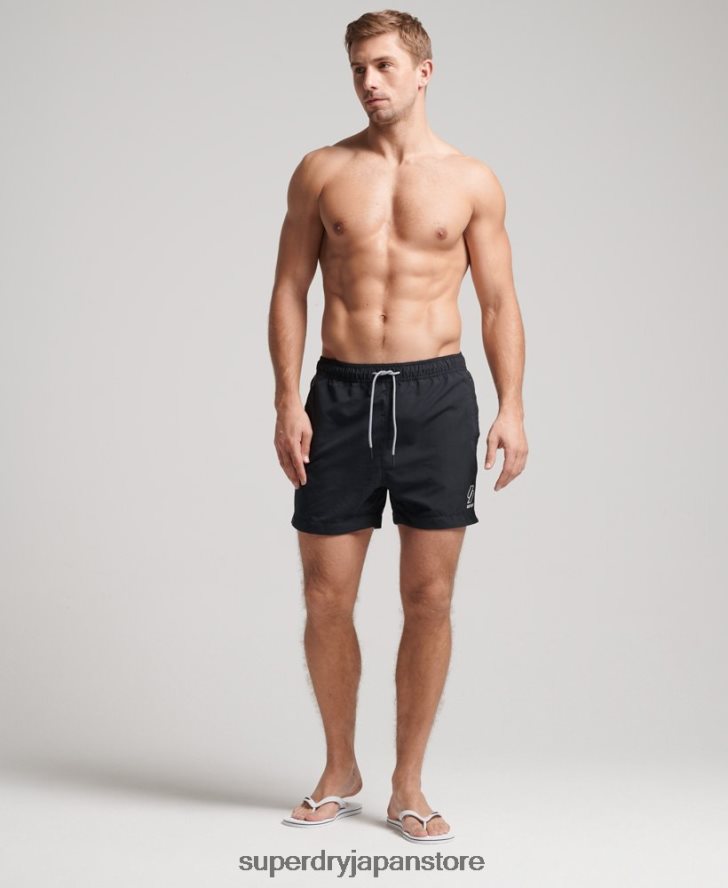 トライシリーズスイムショーツ 男性 Superdry 衣類 黒 2J62PZ420