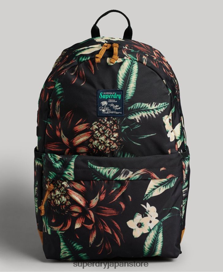 プリント モンタナ バックパック 女性 Superdry アクセサリー 黒 2J62PZ4217